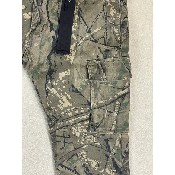 KDNK‎ Pants Mens 36 Green Camo Cargo Hiking Hunting Outdoor Casual Pockets NWT - Picture 3 of 12